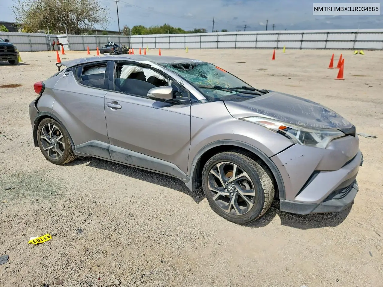 2018 TOYOTA C-HR VIN NMTKHMBX3JR034885 — фото 4