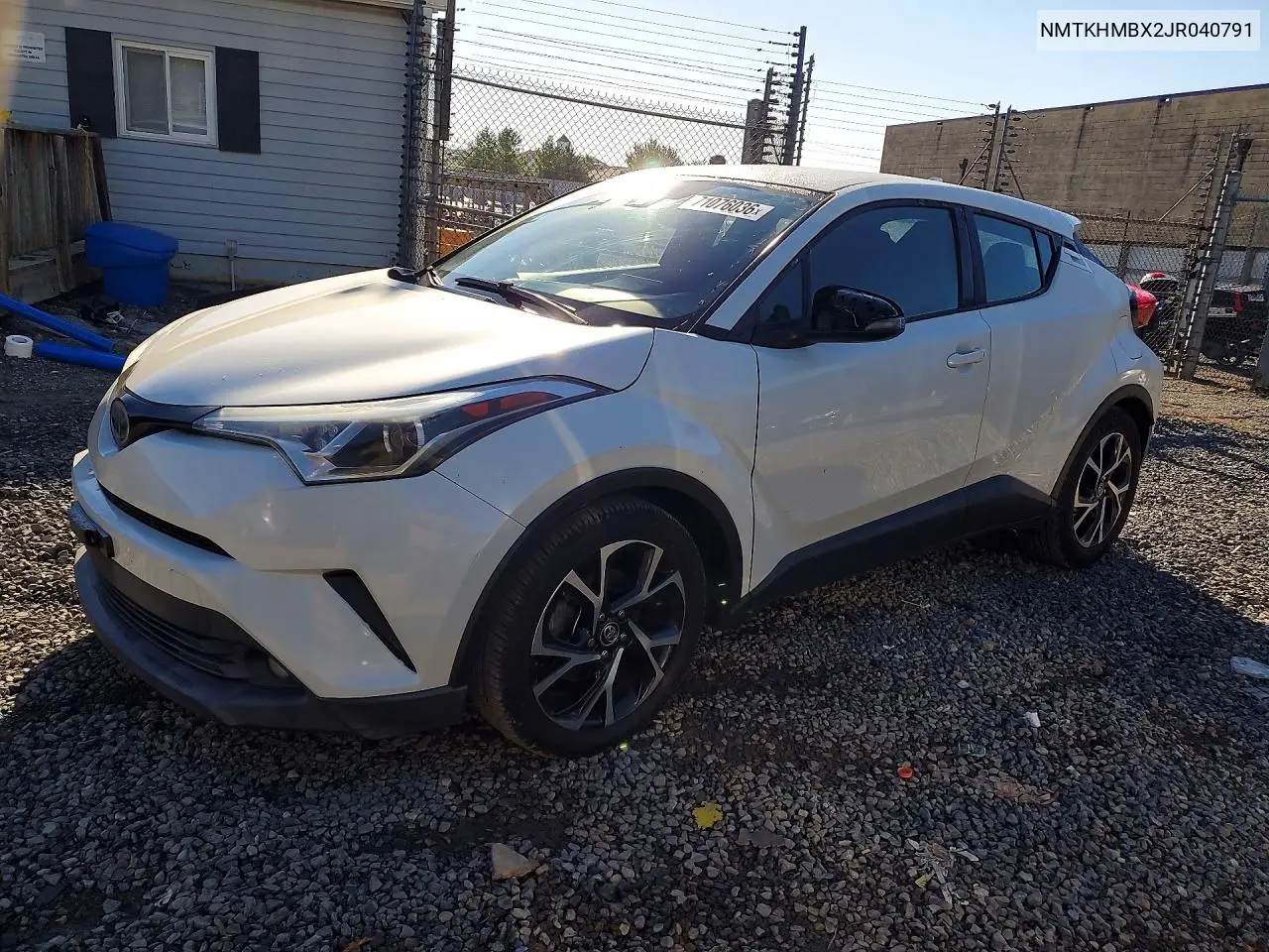 TOYOTA C-HR 2018, VIN NMTKHMBX2JR040791
