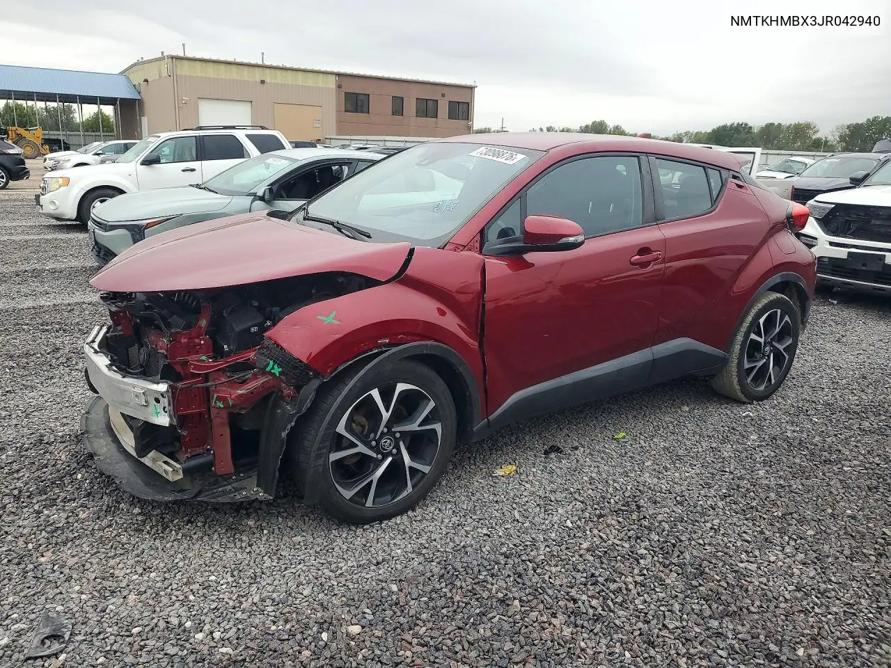 TOYOTA C-HR 2018, VIN NMTKHMBX3JR042940