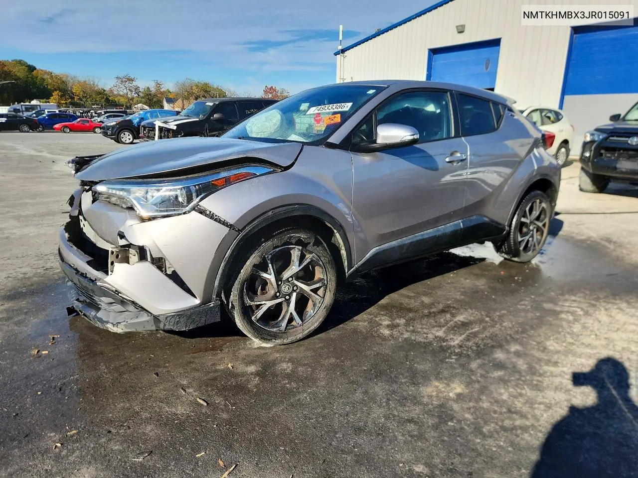 TOYOTA C-HR 2018, VIN NMTKHMBX3JR015091