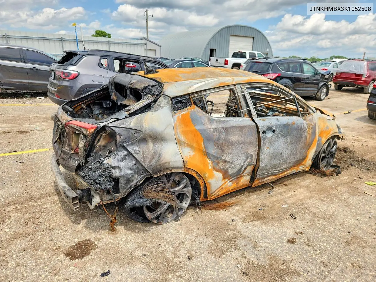 2019 TOYOTA C-HR VIN JTNKHMBX3K1052508 — фото 3