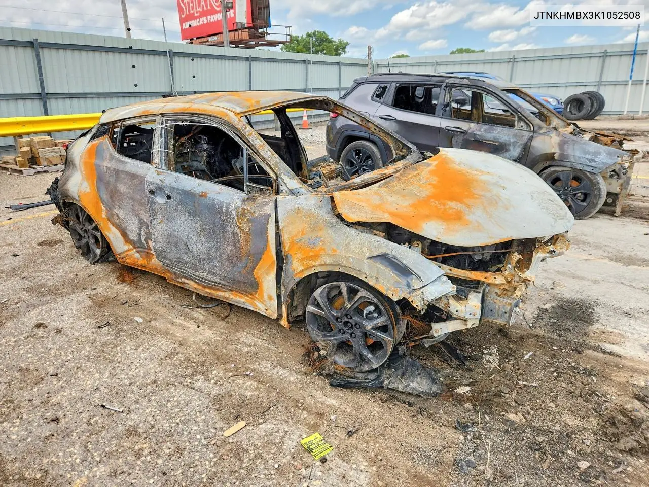 2019 TOYOTA C-HR VIN JTNKHMBX3K1052508 — фото 4