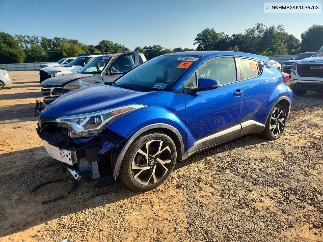 TOYOTA C-HR 2019, VIN JTNKHMBX9K1036703