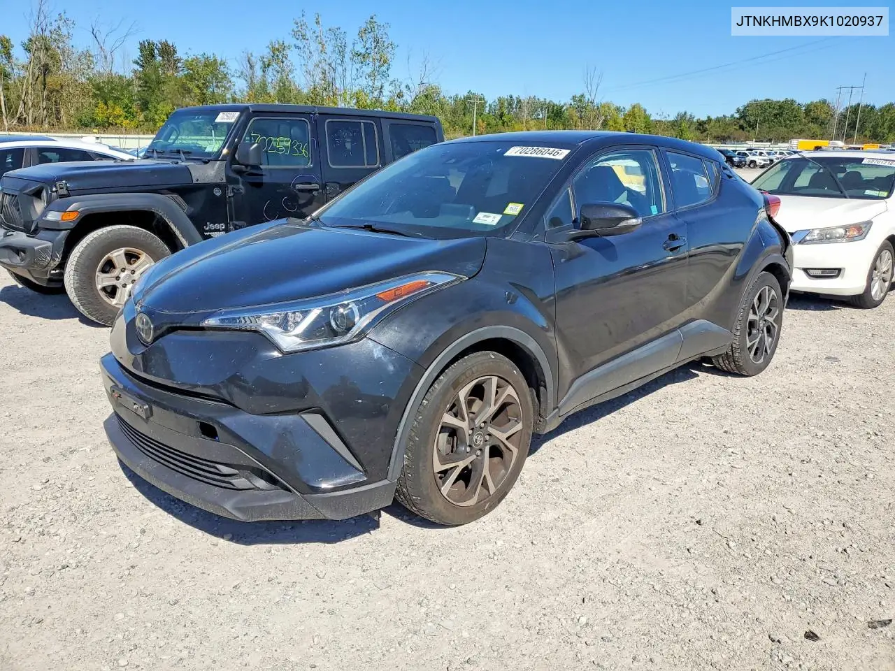 TOYOTA C-HR 2019, VIN JTNKHMBX9K1020937