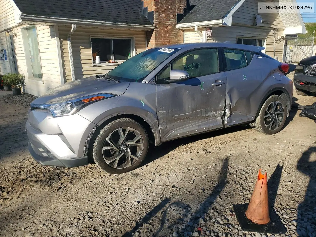 TOYOTA C-HR 2019, VIN JTNKHMBX1K1034296