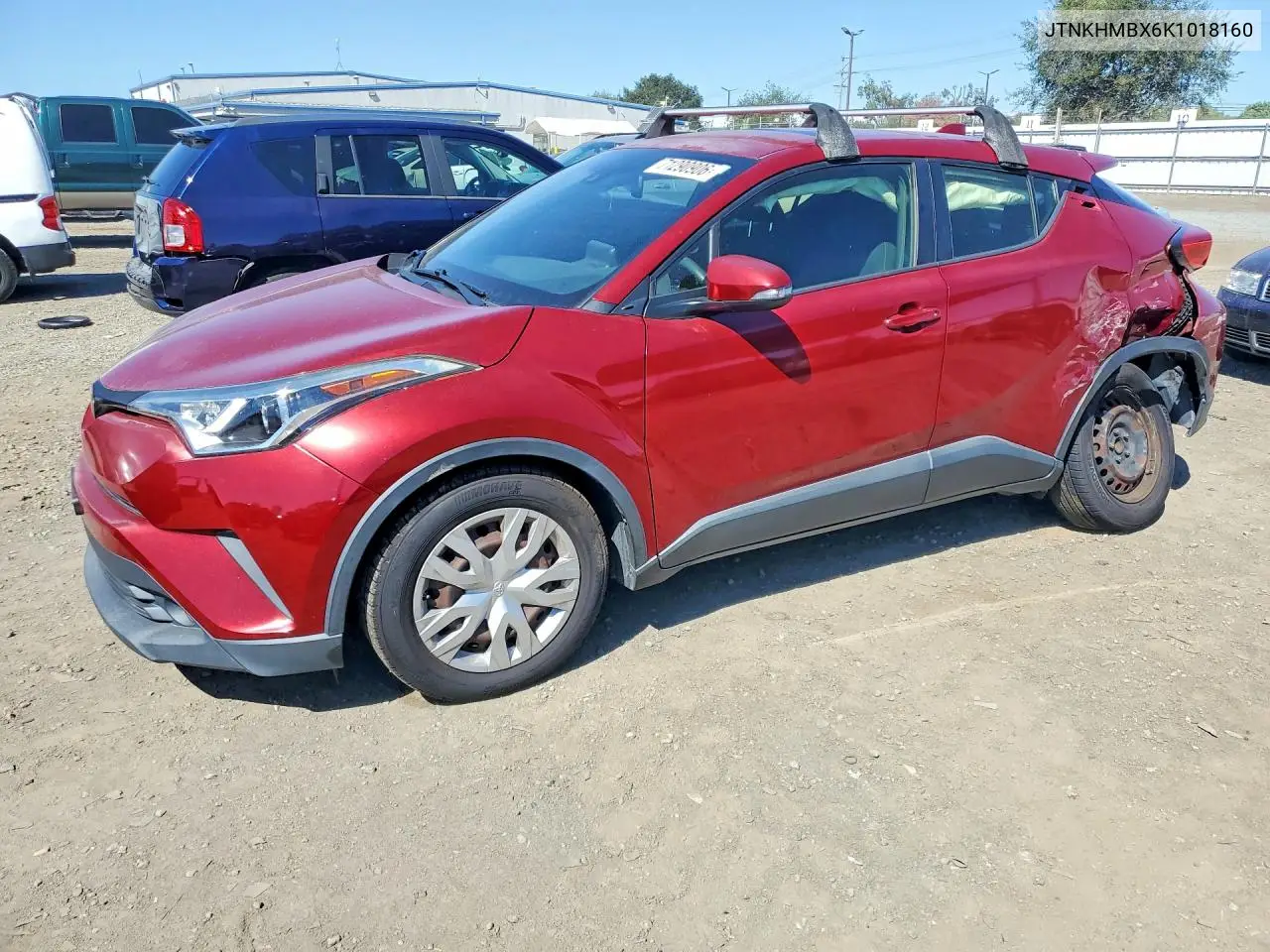 TOYOTA C-HR 2019, VIN JTNKHMBX6K1018160