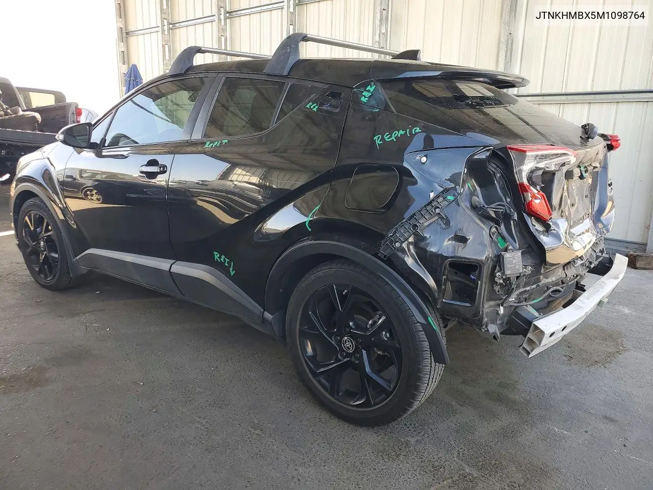 2021 TOYOTA C-HR VIN JTNKHMBX5M1098764 — фото 2