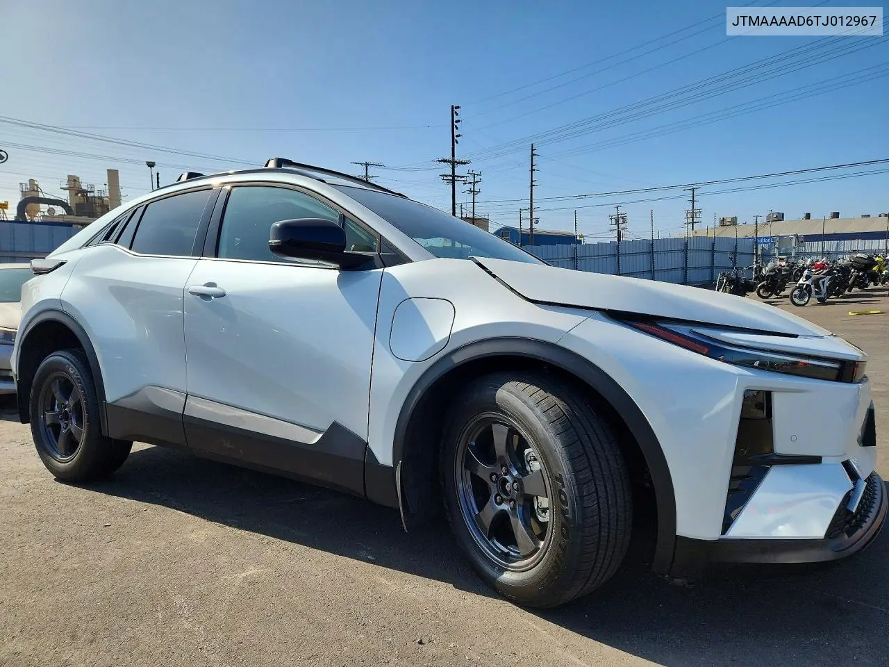 2026 TOYOTA C-HR VIN JTMAAAAD6TJ012967 — фото 4