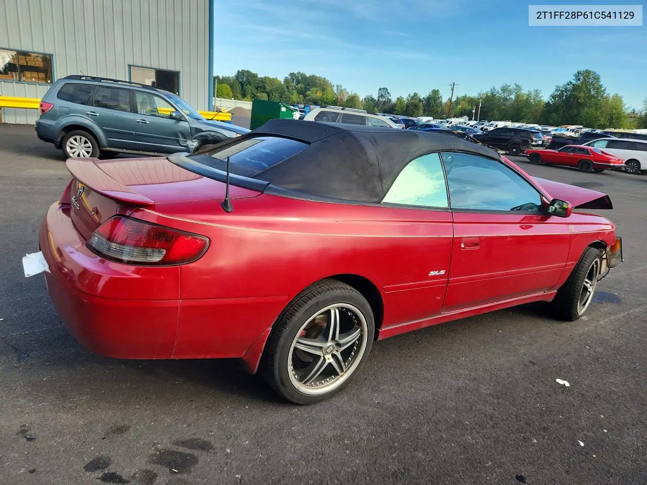 2001 TOYOTA CAMRY SOLARA VIN 2T1FF28P61C541129 — фото 3