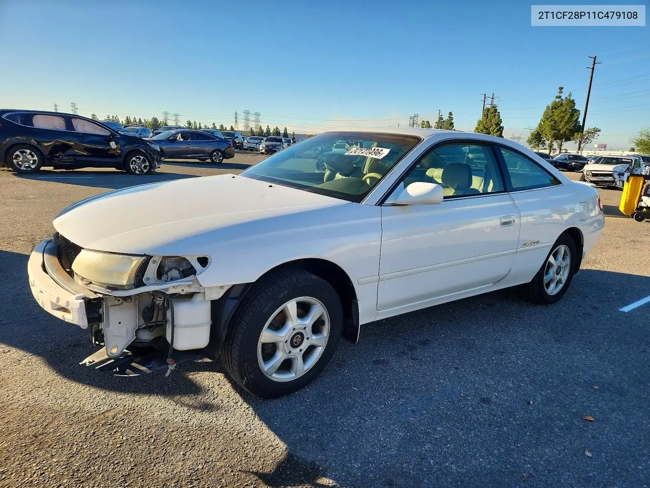 TOYOTA CAMRY SOLARA 2001, VIN 2T1CF28P11C479108