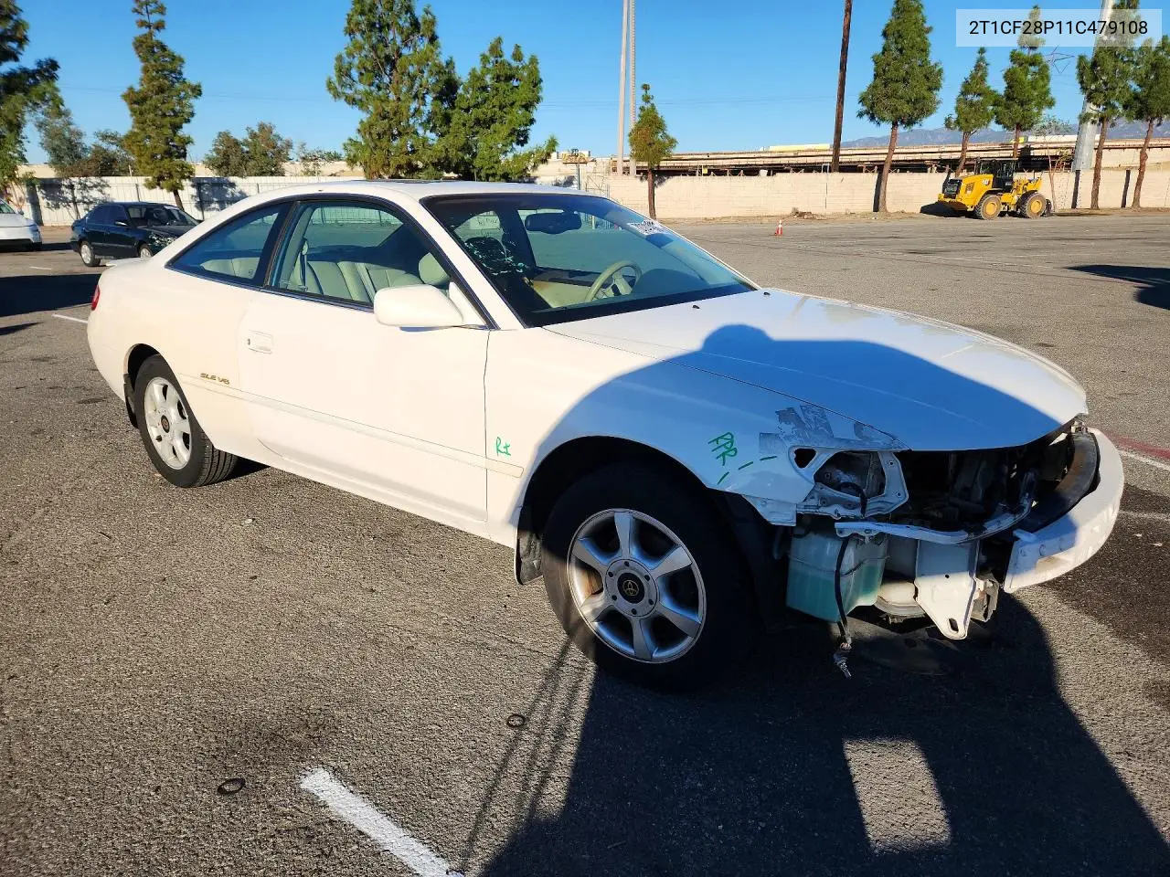 2001 TOYOTA CAMRY SOLARA VIN 2T1CF28P11C479108 — фото 4