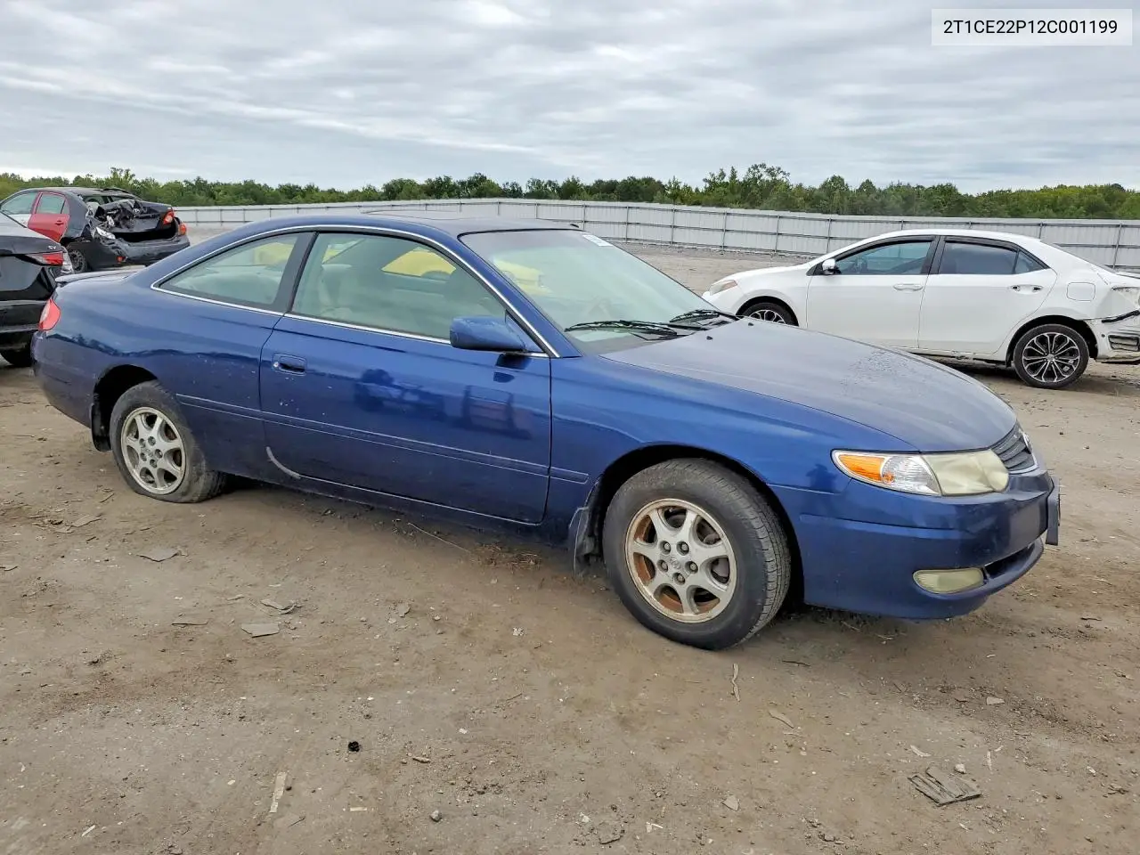 2002 TOYOTA CAMRY SOLARA VIN 2T1CE22P12C001199 — фото 4