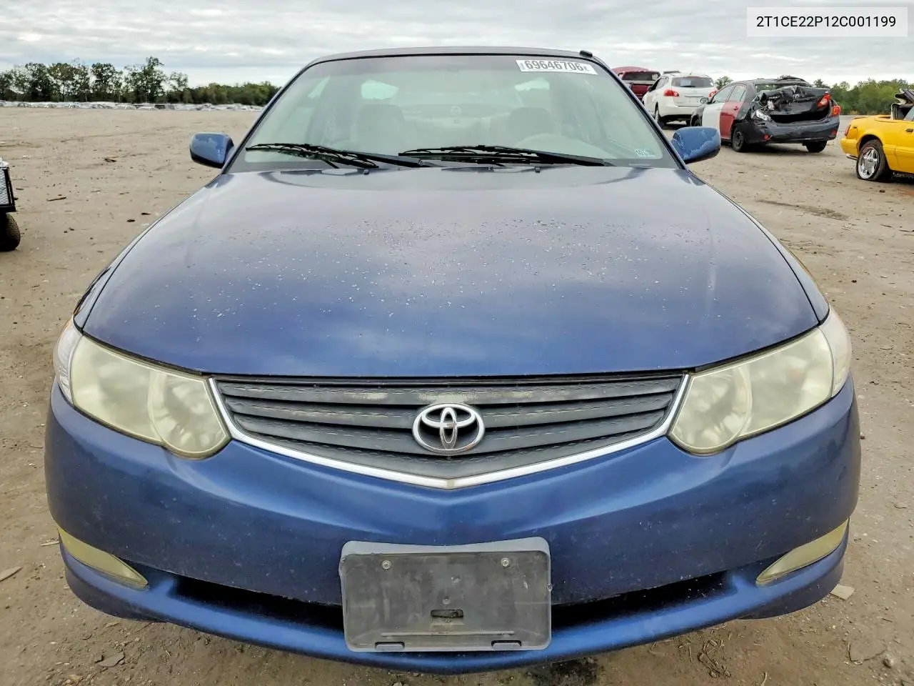 2002 TOYOTA CAMRY SOLARA VIN 2T1CE22P12C001199 — фото 5