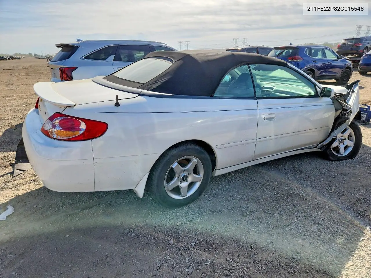 2002 TOYOTA CAMRY SOLARA VIN 2T1FE22P82C015548 — фото 3