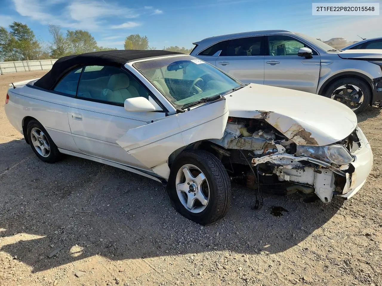 2002 TOYOTA CAMRY SOLARA VIN 2T1FE22P82C015548 — фото 4
