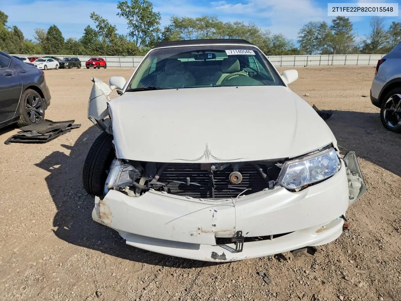 2002 TOYOTA CAMRY SOLARA VIN 2T1FE22P82C015548 — фото 5