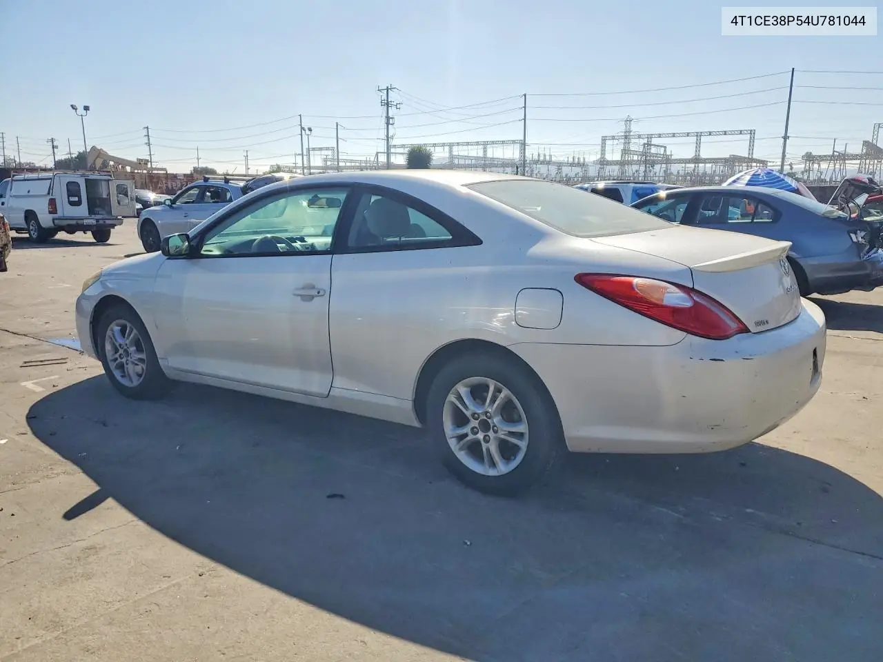 2004 TOYOTA CAMRY SOLARA VIN 4T1CE38P54U781044 — фото 2