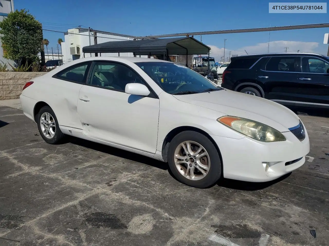 2004 TOYOTA CAMRY SOLARA VIN 4T1CE38P54U781044 — фото 4