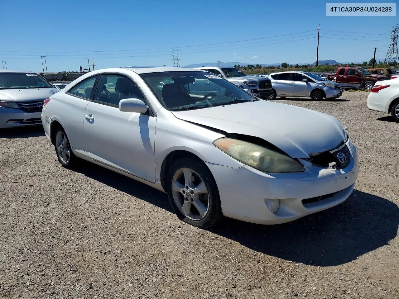 2004 TOYOTA CAMRY SOLARA VIN 4T1CA30P84U024288 — фото 4
