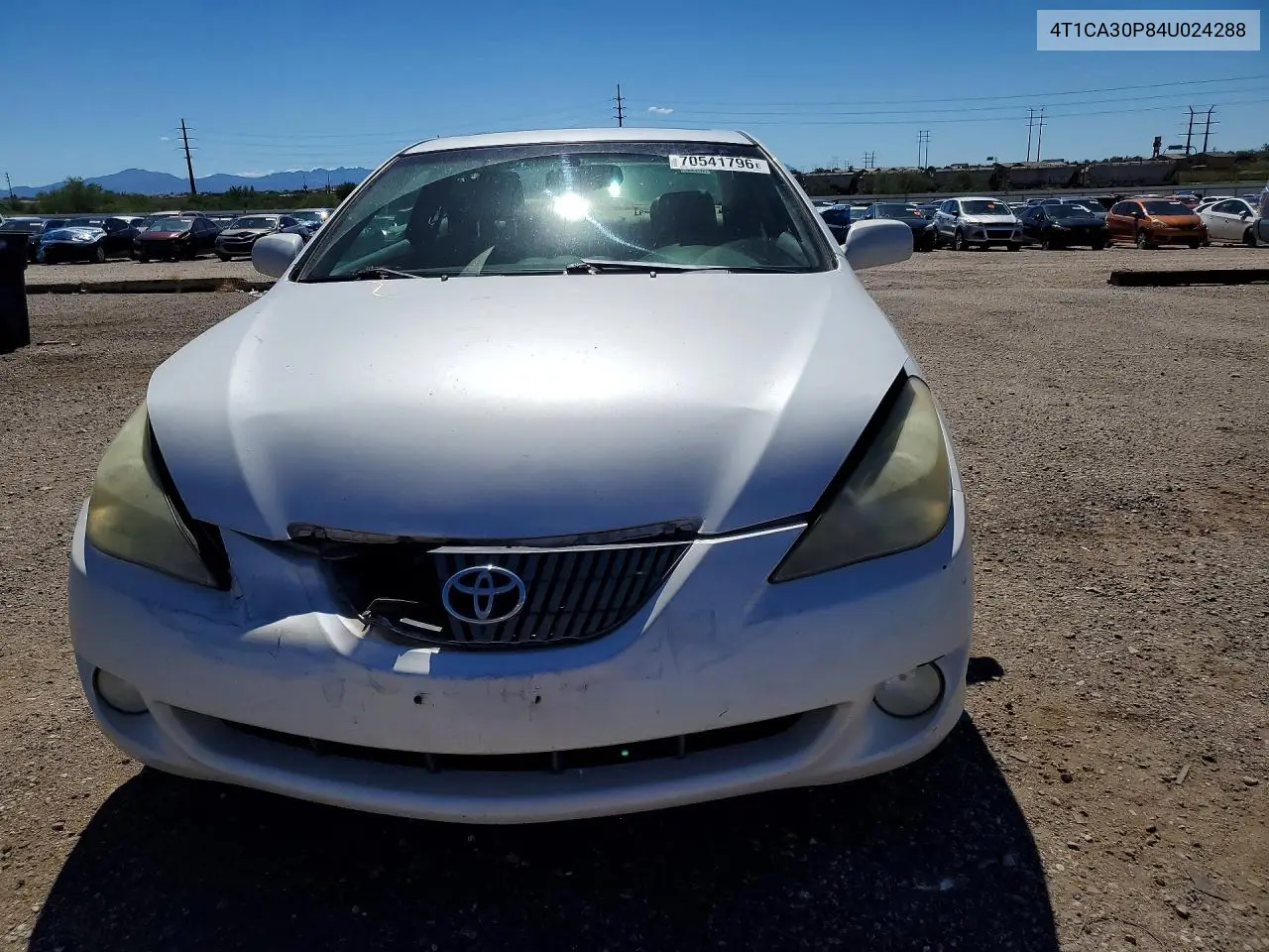 2004 TOYOTA CAMRY SOLARA VIN 4T1CA30P84U024288 — фото 5