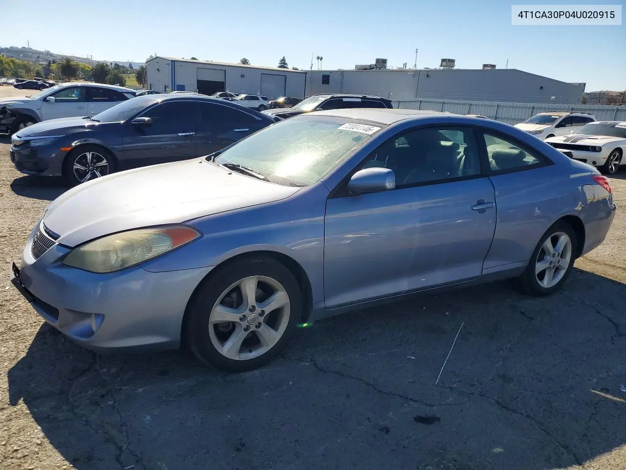 TOYOTA CAMRY SOLARA 2004, VIN 4T1CA30P04U020915