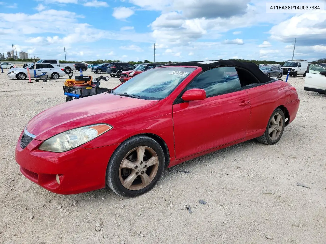 TOYOTA CAMRY SOLARA 2004, VIN 4T1FA38P14U037384