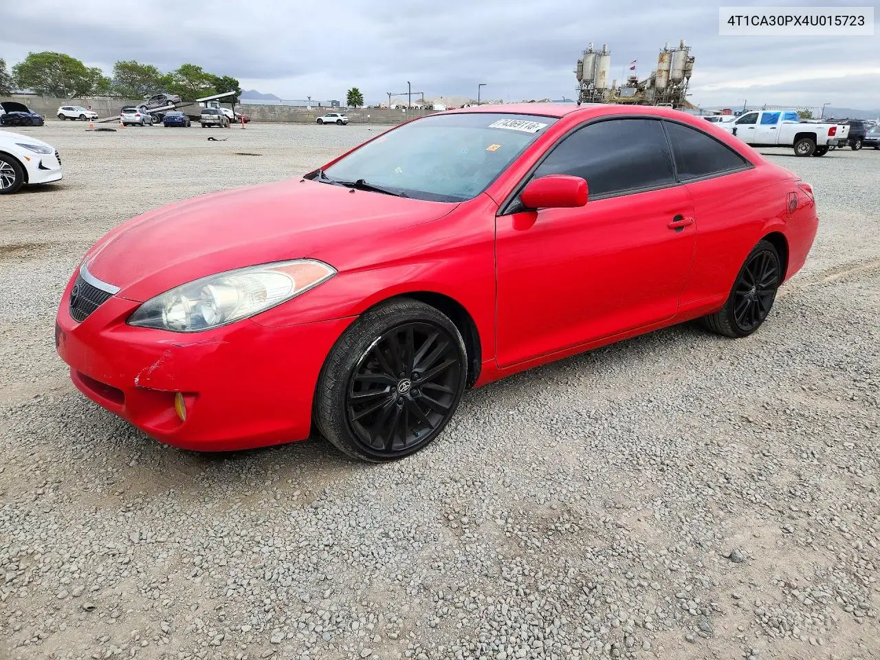 TOYOTA CAMRY SOLARA 2004, VIN 4T1CA30PX4U015723