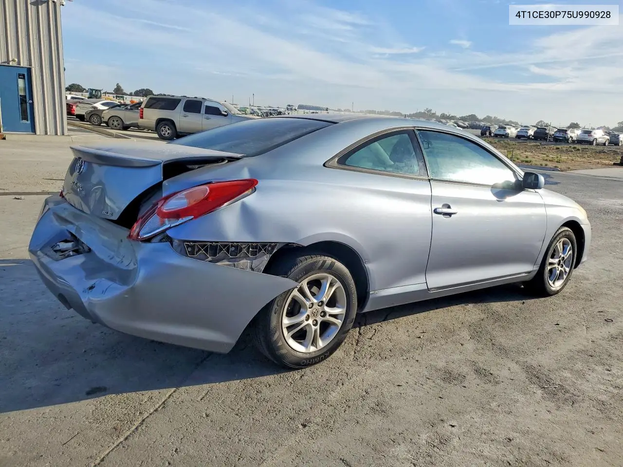 2005 TOYOTA CAMRY SOLARA VIN 4T1CE30P75U990928 — фото 3
