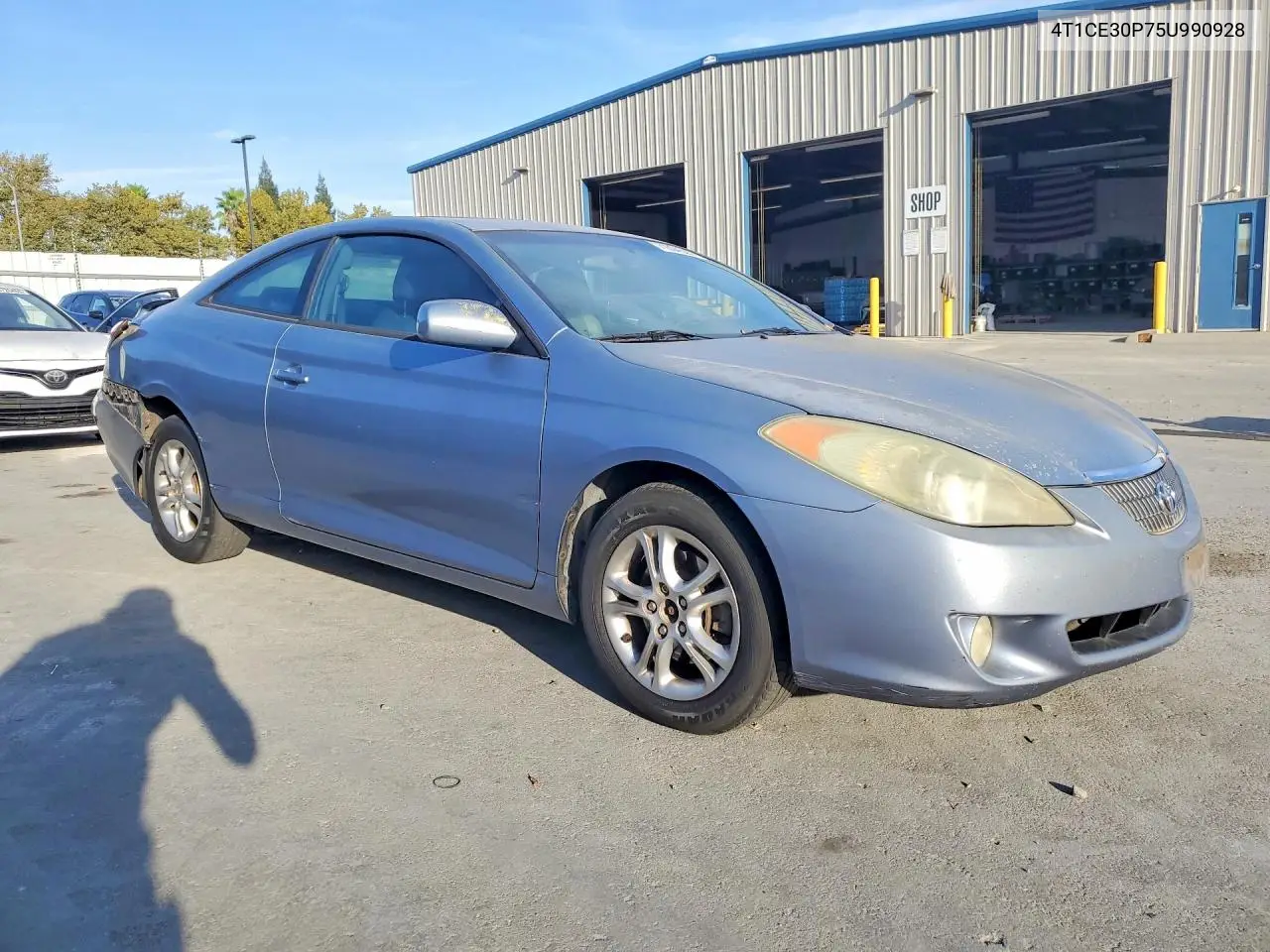 2005 TOYOTA CAMRY SOLARA VIN 4T1CE30P75U990928 — фото 4