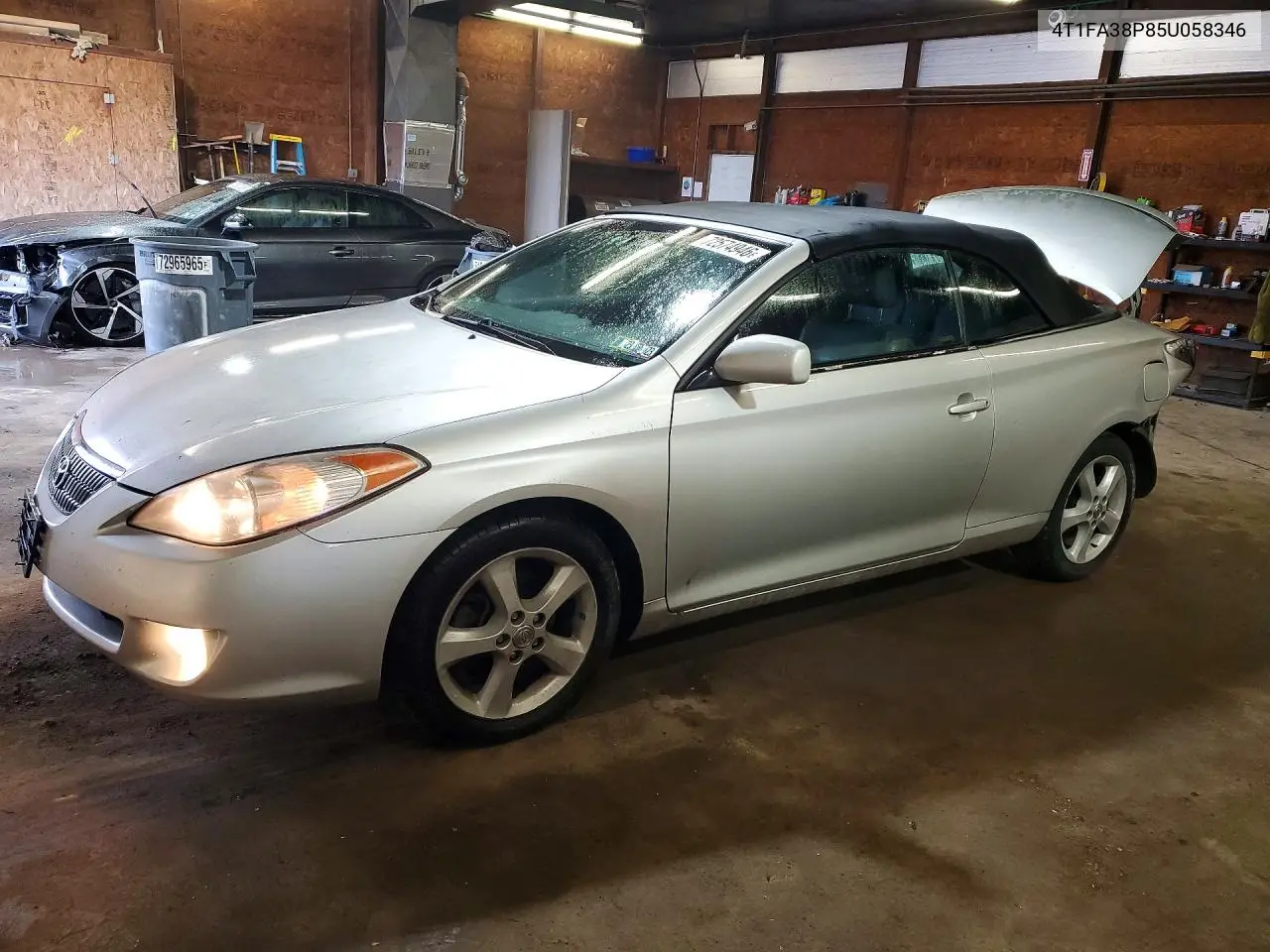 TOYOTA CAMRY SOLARA 2005, VIN 4T1FA38P85U058346