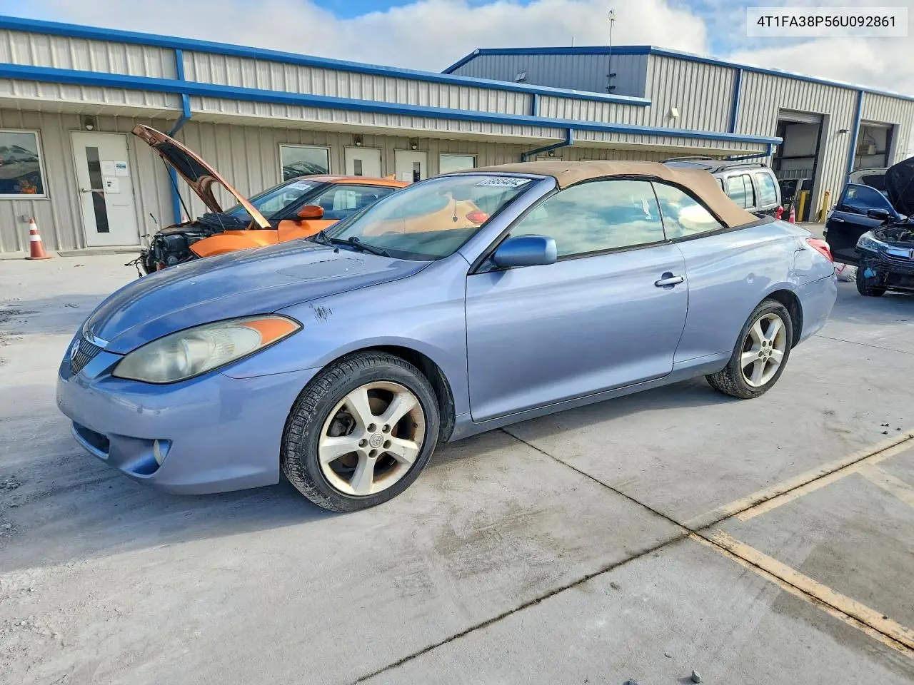 TOYOTA CAMRY SOLARA 2006, VIN 4T1FA38P56U092861
