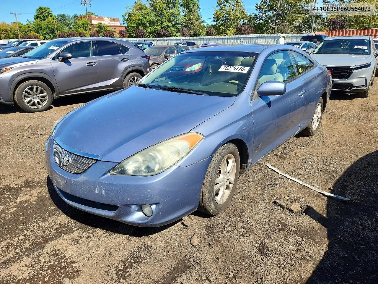 TOYOTA CAMRY SOLARA 2006, VIN 4T1CE38P86U564073