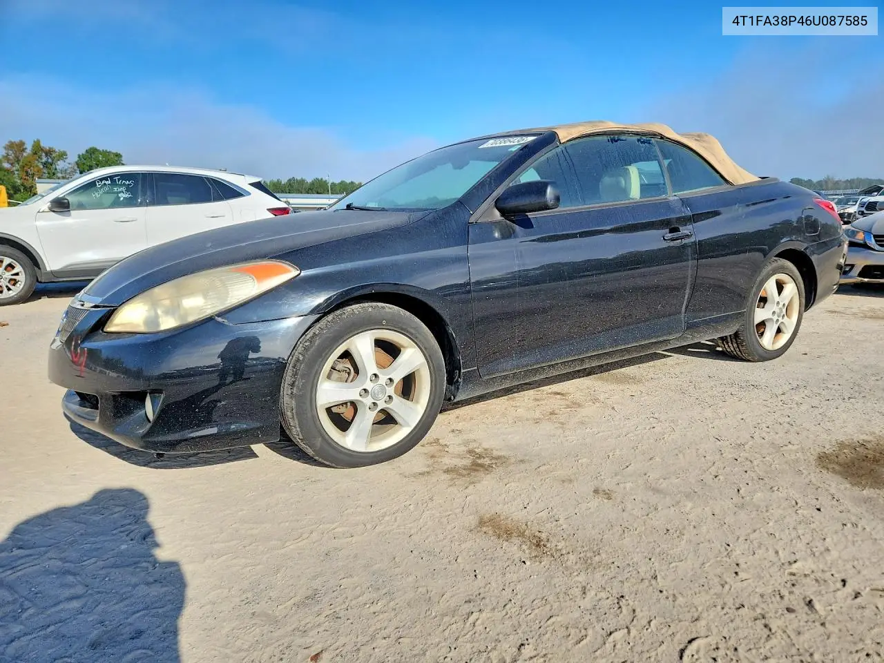 TOYOTA CAMRY SOLARA 2006, VIN 4T1FA38P46U087585