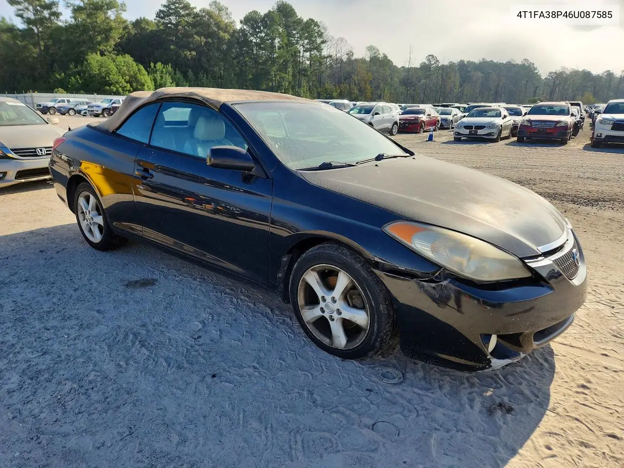 2006 TOYOTA CAMRY SOLARA VIN 4T1FA38P46U087585 — фото 4