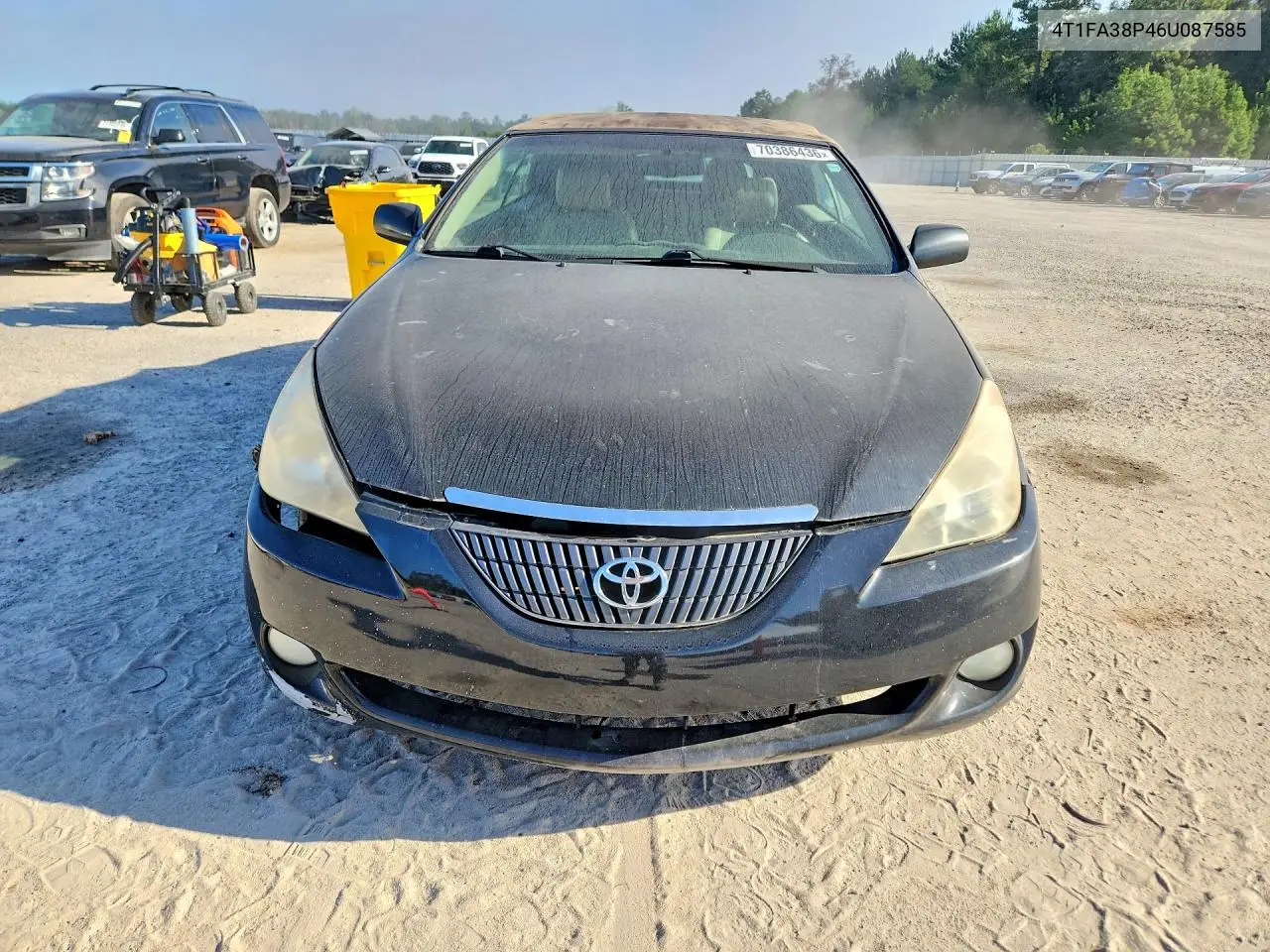 2006 TOYOTA CAMRY SOLARA VIN 4T1FA38P46U087585 — фото 5