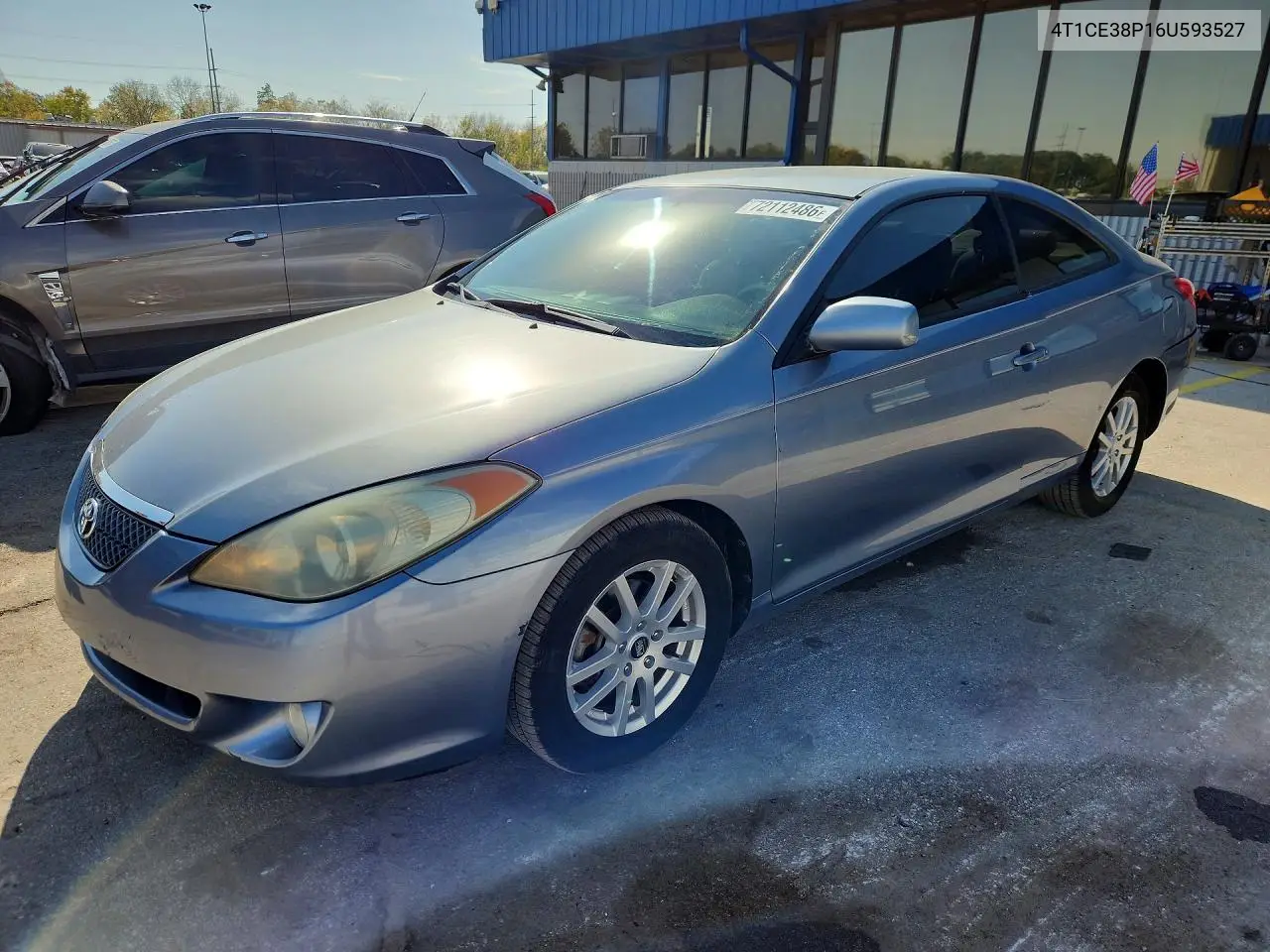 TOYOTA CAMRY SOLARA 2006, VIN 4T1CE38P16U593527
