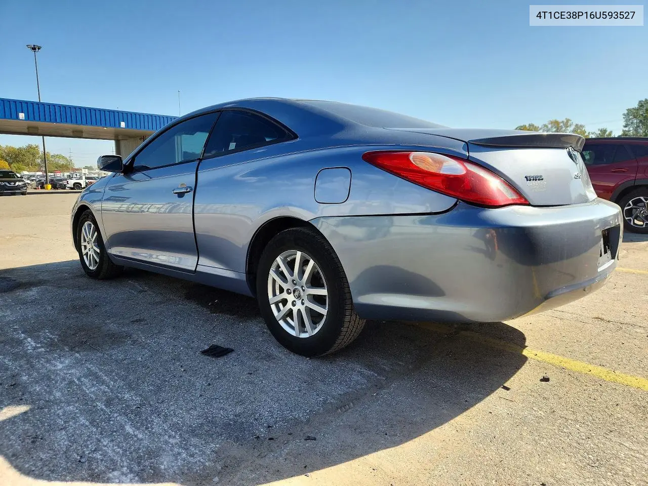 2006 TOYOTA CAMRY SOLARA VIN 4T1CE38P16U593527 — фото 2