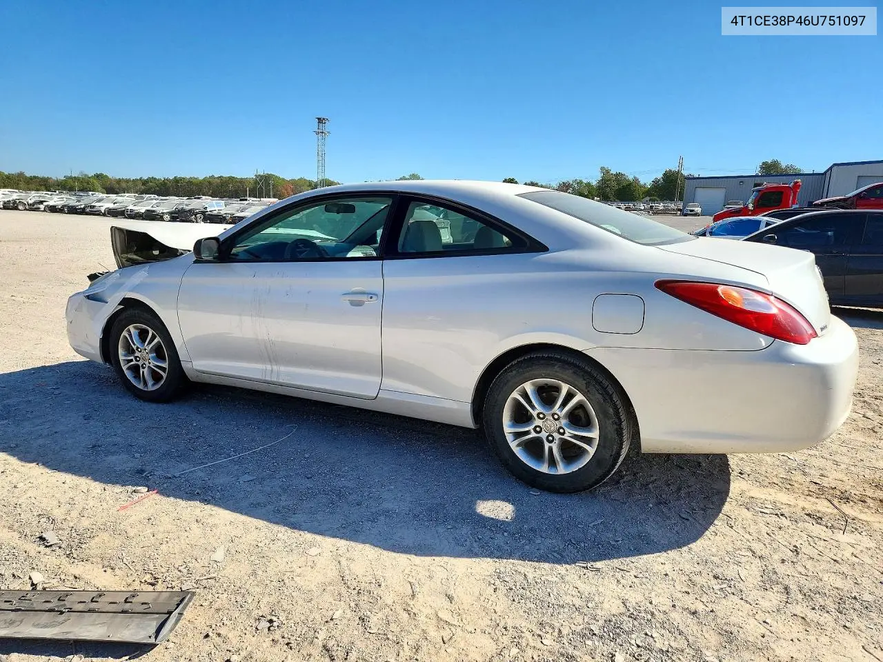 2006 TOYOTA CAMRY SOLARA VIN 4T1CE38P46U751097 — фото 2