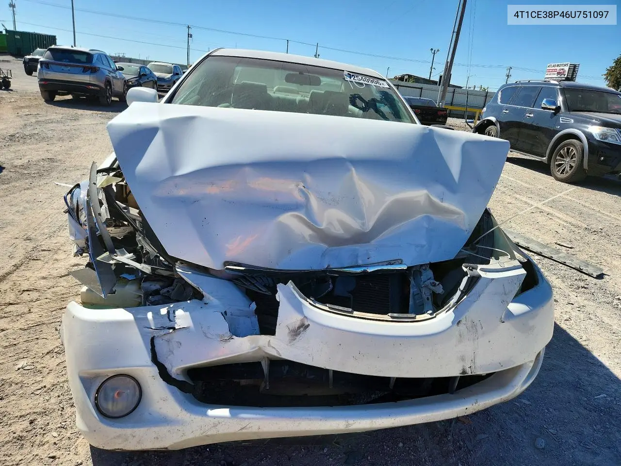 2006 TOYOTA CAMRY SOLARA VIN 4T1CE38P46U751097 — фото 5