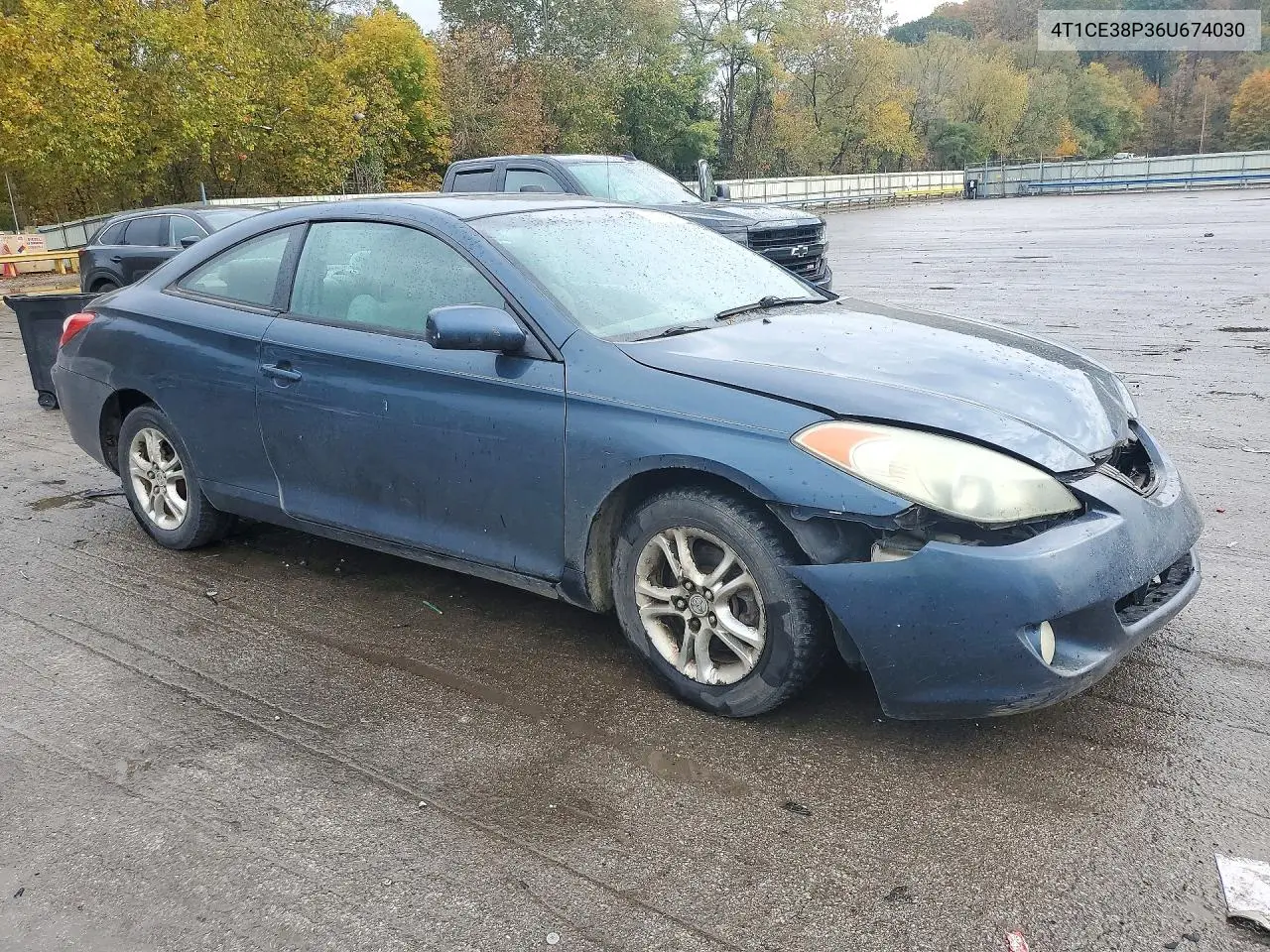 2006 TOYOTA CAMRY SOLARA VIN 4T1CE38P36U674030 — фото 4