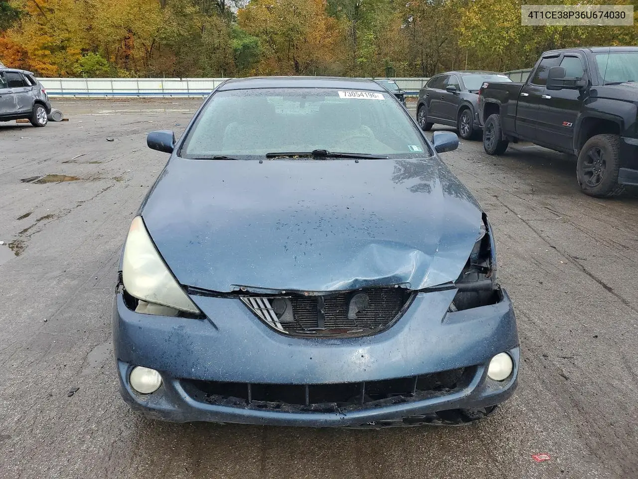 2006 TOYOTA CAMRY SOLARA VIN 4T1CE38P36U674030 — фото 5