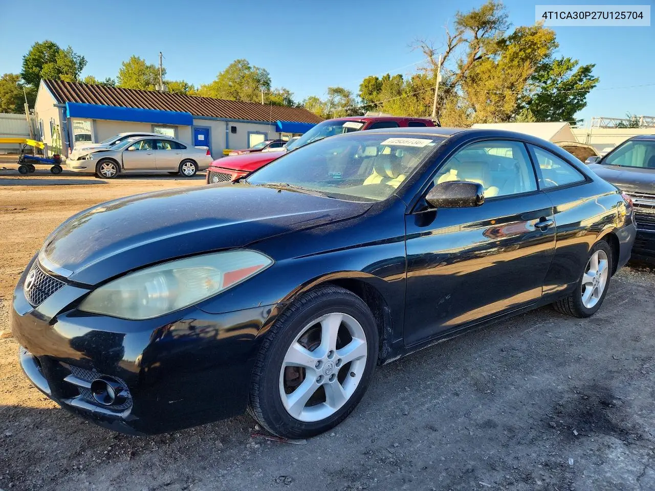 TOYOTA CAMRY SOLARA 2007, VIN 4T1CA30P27U125704