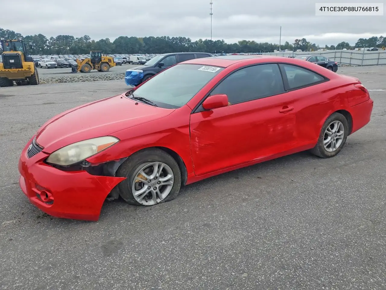 TOYOTA CAMRY SOLARA 2008, VIN 4T1CE30P88U766815