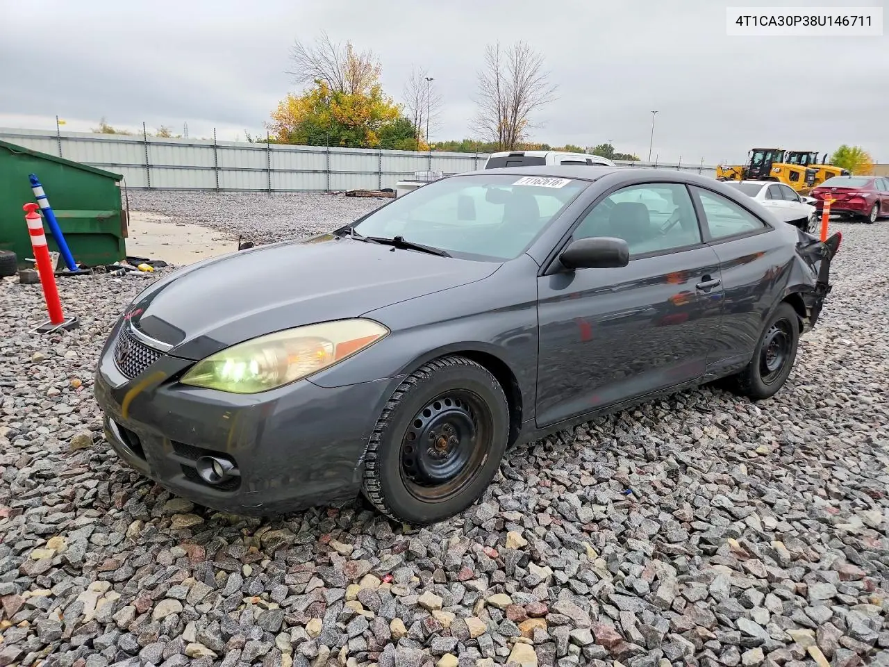 TOYOTA CAMRY SOLARA 2008, VIN 4T1CA30P38U146711