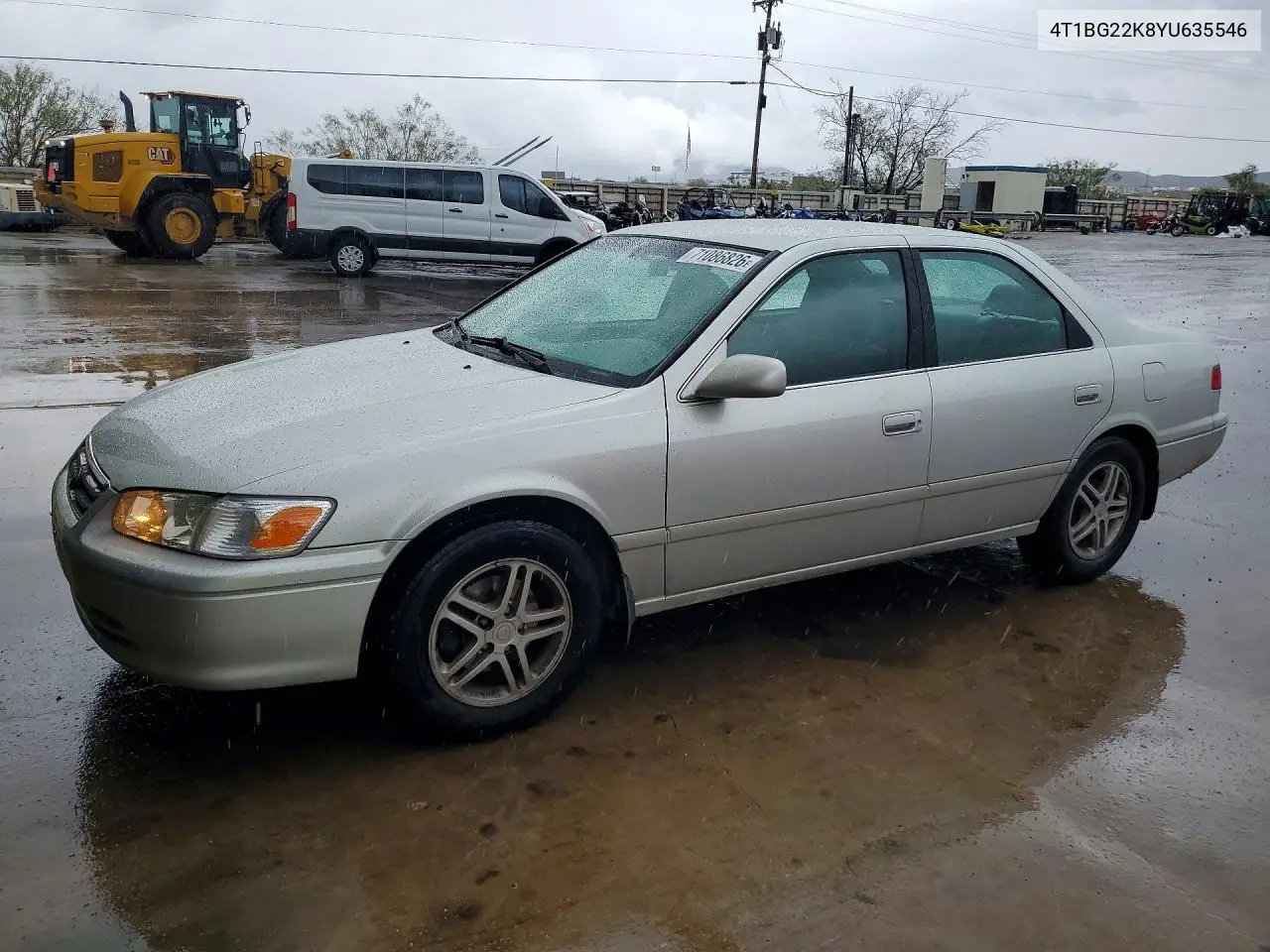 TOYOTA CAMRY 2000, VIN 4T1BG22K8YU635546