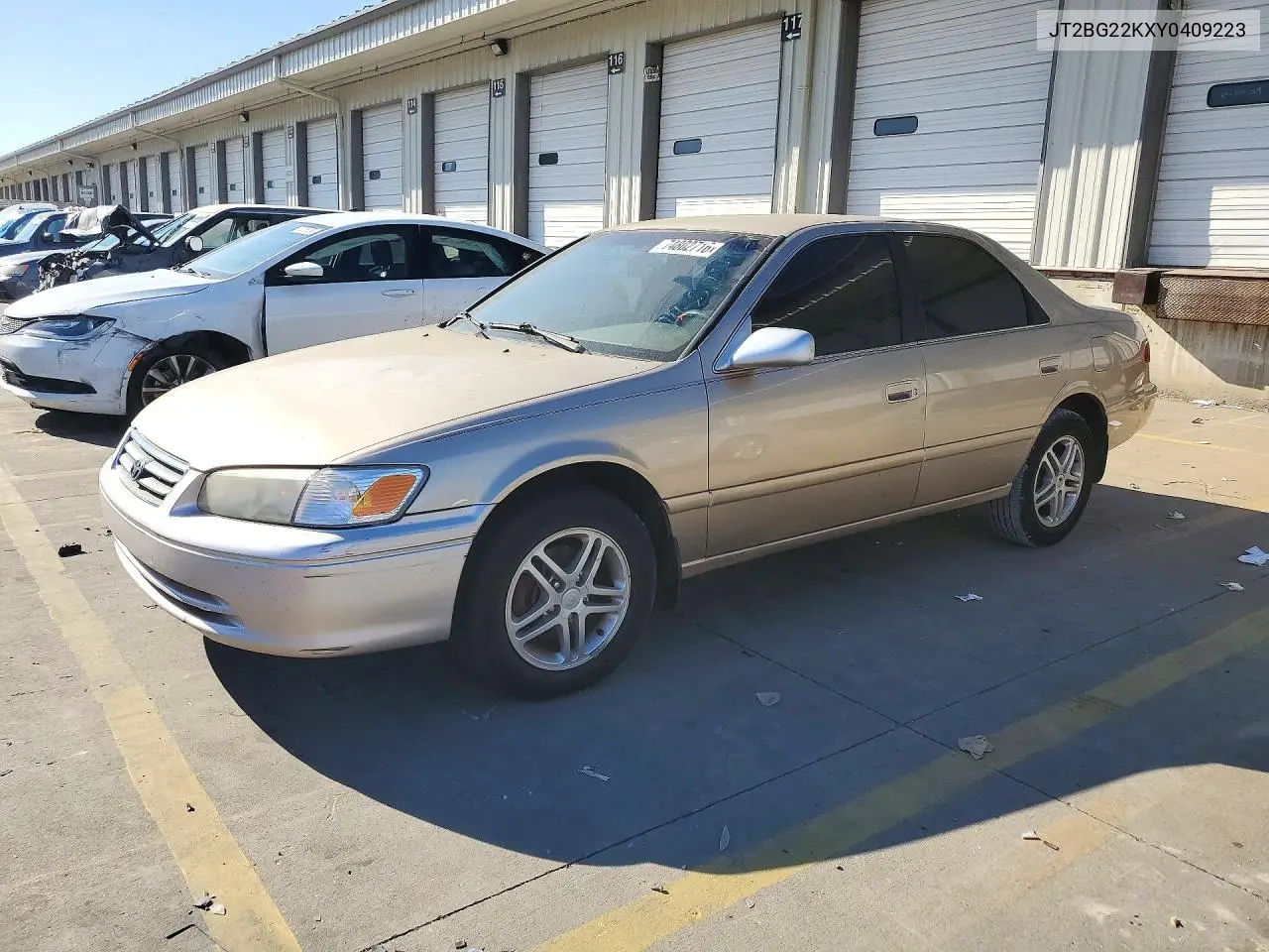 TOYOTA CAMRY 2000, VIN JT2BG22KXY0409223