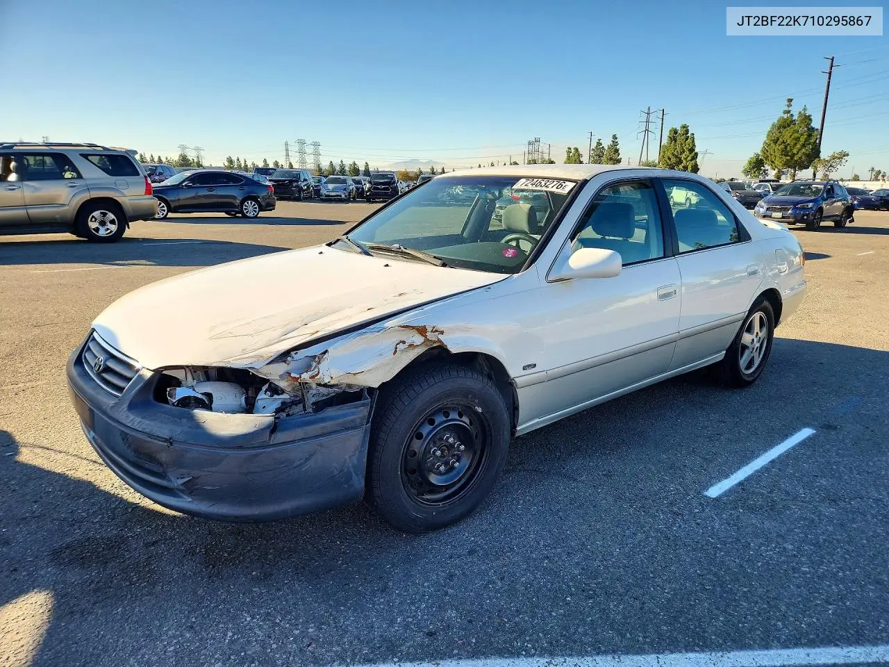 TOYOTA CAMRY 2001, VIN JT2BF22K710295867