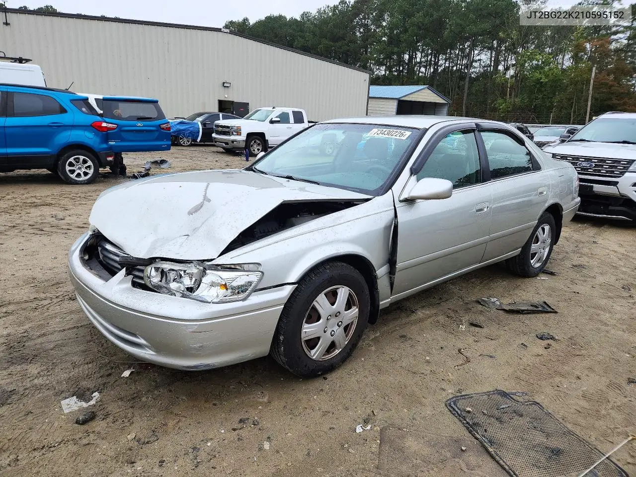 TOYOTA CAMRY 2001, VIN JT2BG22K210595152