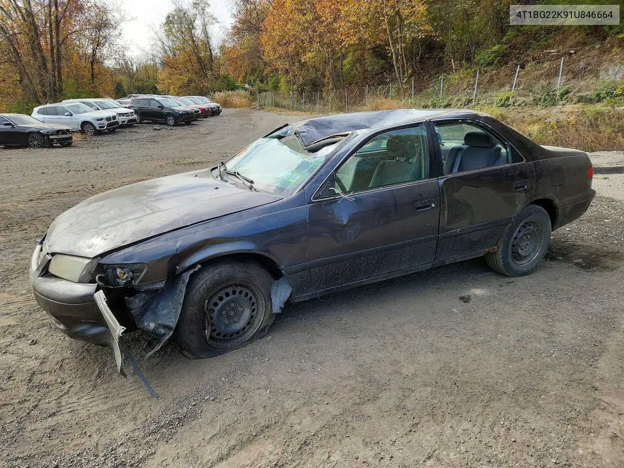 TOYOTA CAMRY 2001, VIN 4T1BG22K91U846664