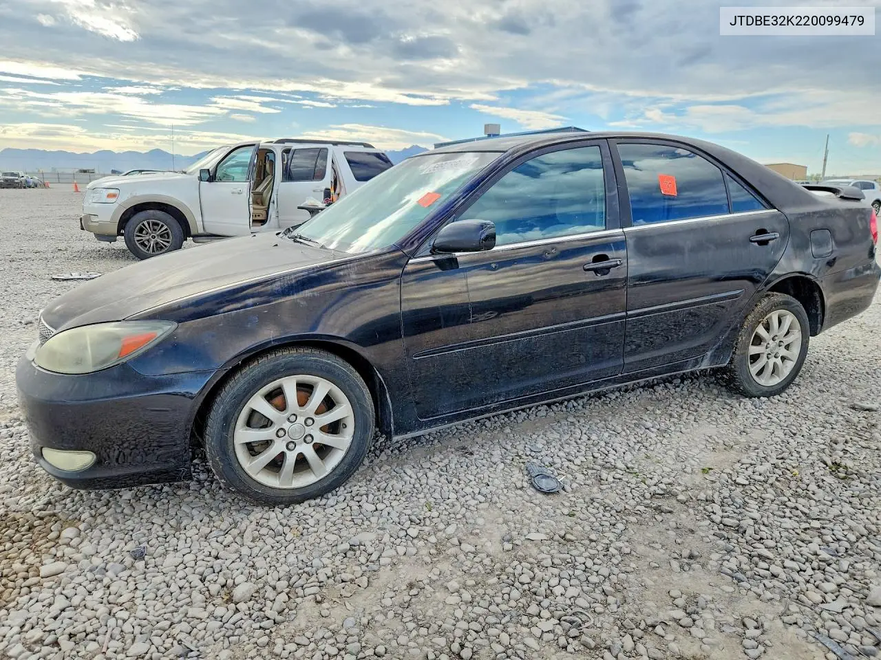 TOYOTA CAMRY 2002, VIN JTDBE32K220099479